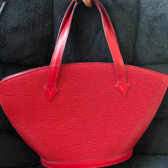 LOUIS VUITTON - SAINT JACQUES - RED PURSE - Picture 9 of 16